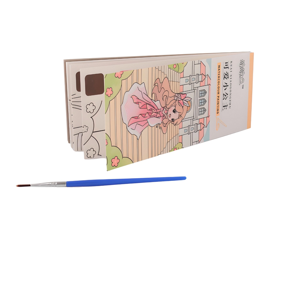 Kidsbestie-1 Small paint book for age 3