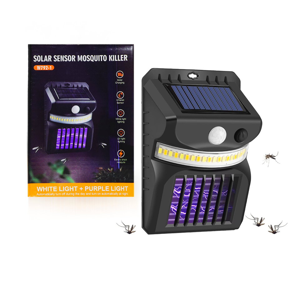 Solar Reachargeable LED with Sensor Mosquito Killer