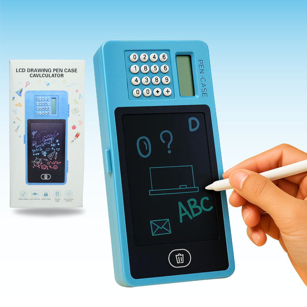 LCD Drawing Pen Case with Calculator