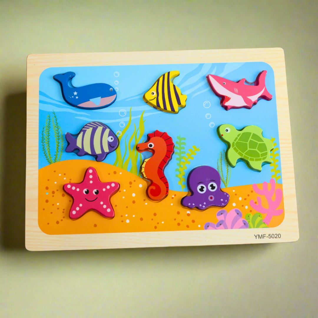 Marine Animals/ Insects/ Vehicles Puzzle-1(Random design will be send)