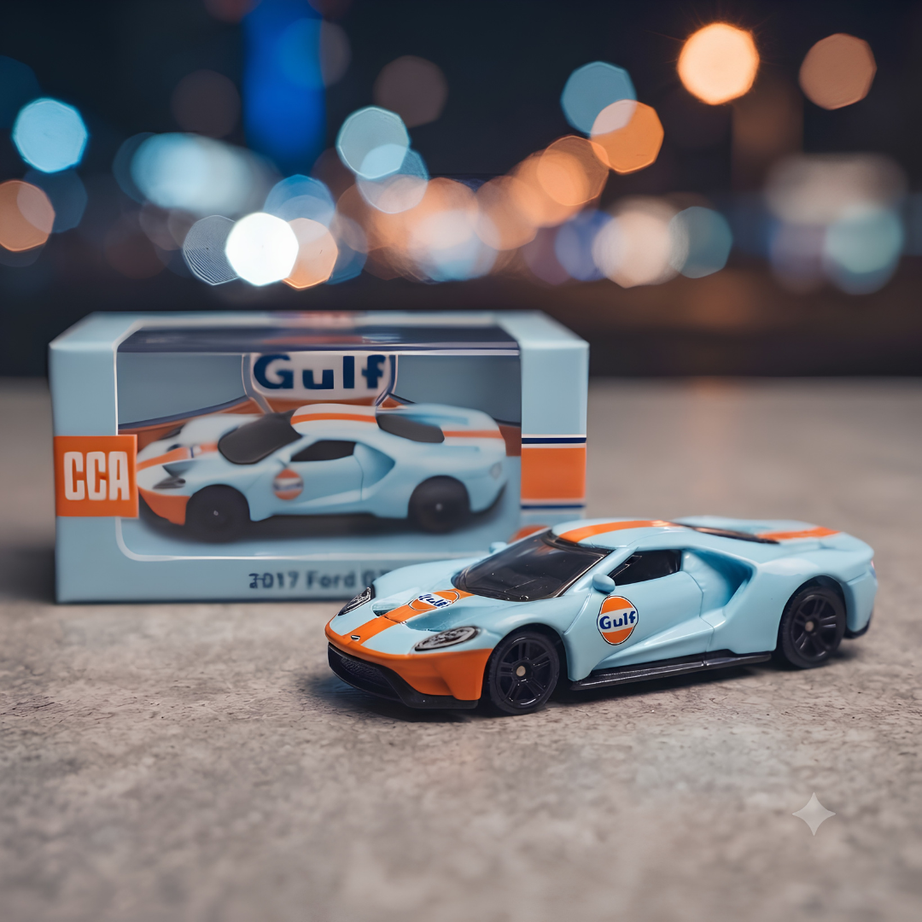 CCA 2017 Ford GT Gulf Racing  Official Licensed– Premium Collectible Display Toy