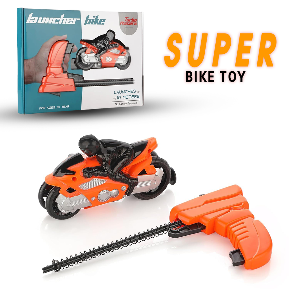 Launcher Bike Toy | High-Speed Motorbike with Powerful Launcher | Racing Fun for Kids