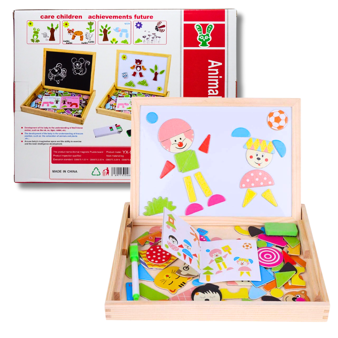 Animal Magnetic Puzzle – Learn, Match & Play | KidsBestie