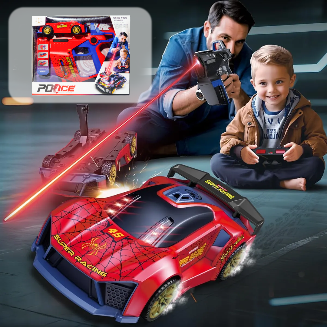 Spider Super Racing Car with Infrared Gun| KidsBestie