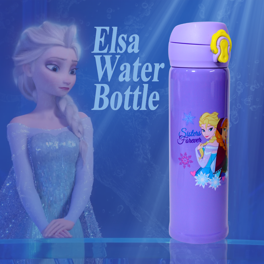 Elsa Kids Water Bottle – 500 ml Leak-Proof Drinking Container
