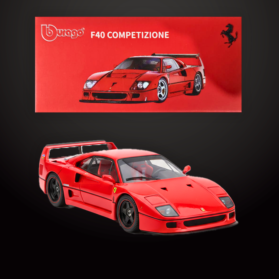 Bburago Ferrari F40 Competizione 1:64 Scale Die-Cast Model | Official Licensed
