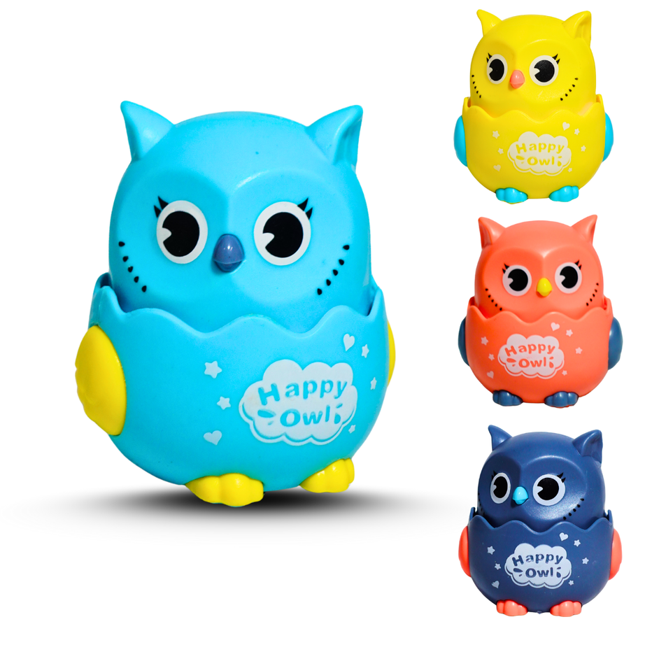 Owl Pull Back Toy for Kids (Random Colours)