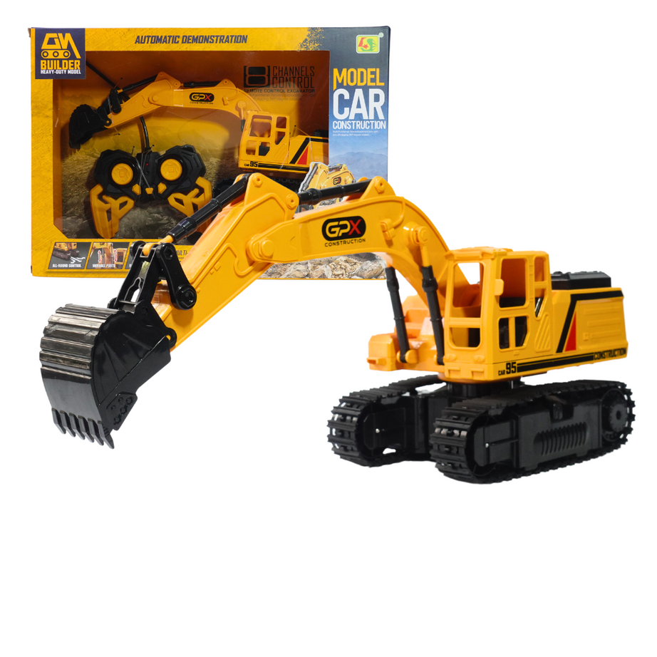 Remote Control Excavator Toy 8 Channel Rc Excavator Truck