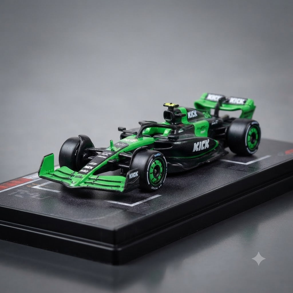 KICK Sauber F1 Team (#24) 2024 Hot Wheels Premium Die-Cast Collector Model