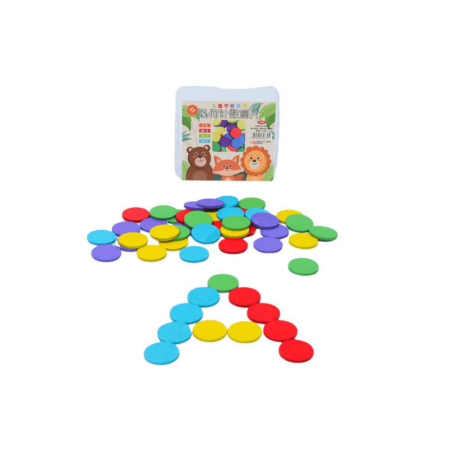 2 Boxes of Small shapes (Random colour will be send) - Kids Bestie