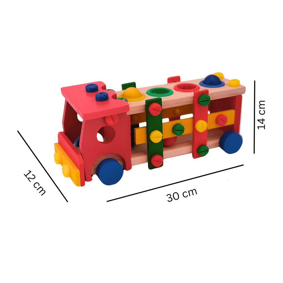 2 in 1 DIY Reassembly Screw Car - Kids Bestie