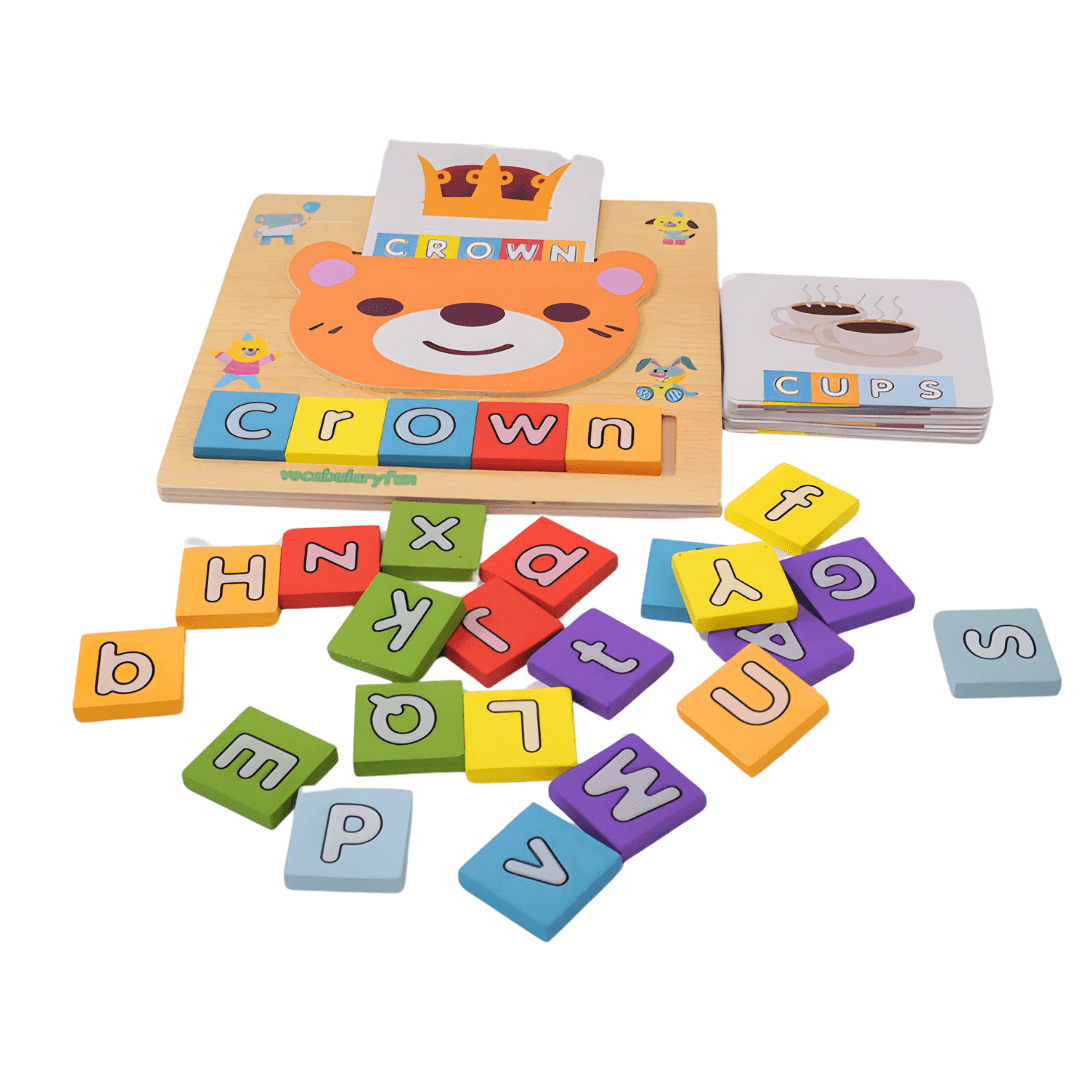 2 in 1 Letter Matching Puzzles Games Toy | Kids Bestie | Kidsbestie