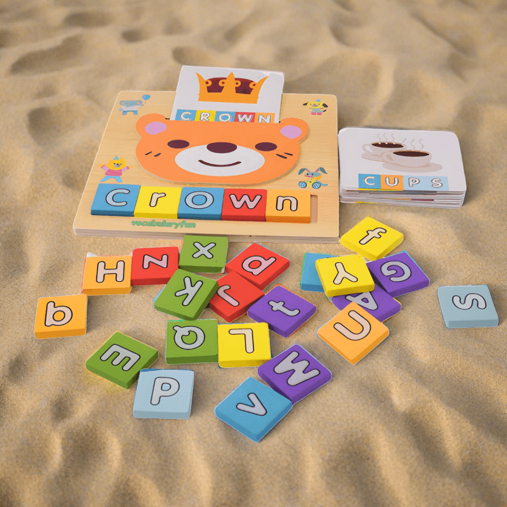 2 in 1 Letter Matching Puzzles Games Toy - Kids Bestie