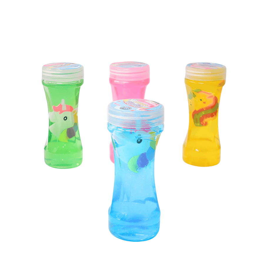 2 Magic Tube Slime with unicorn for Boys and Girls(Random colours will be send) - Kids Bestie