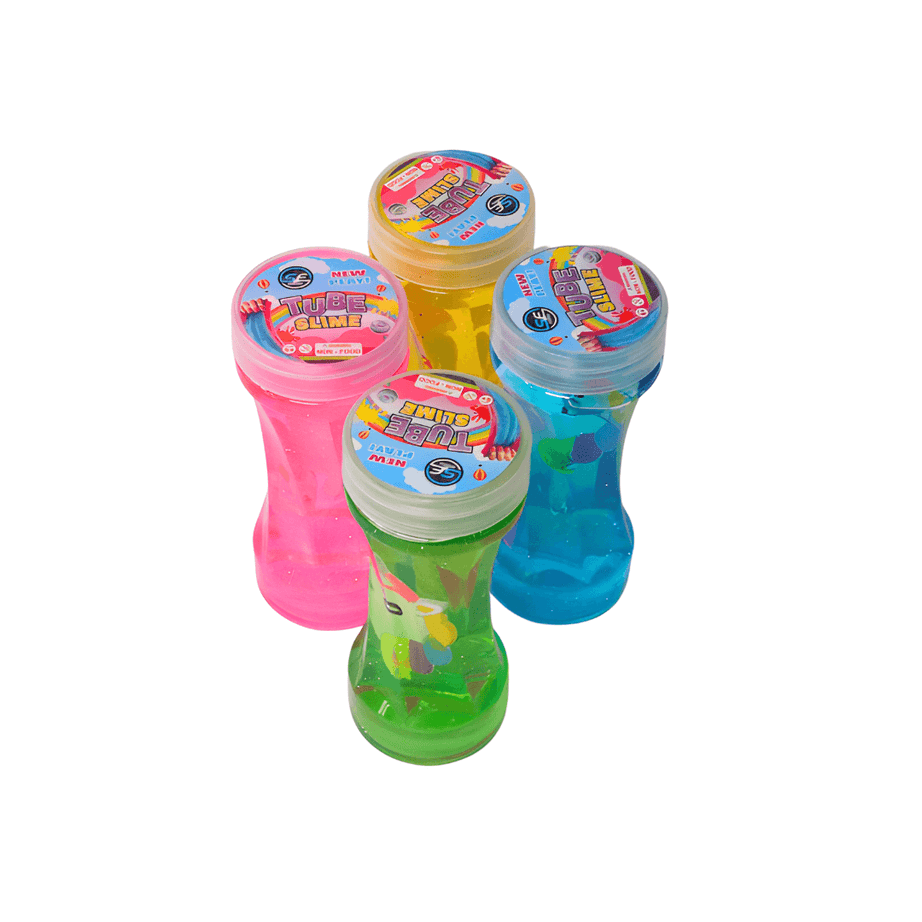2 Magic Tube Slime with unicorn for Boys and Girls(Random colours will be send) - Kids Bestie