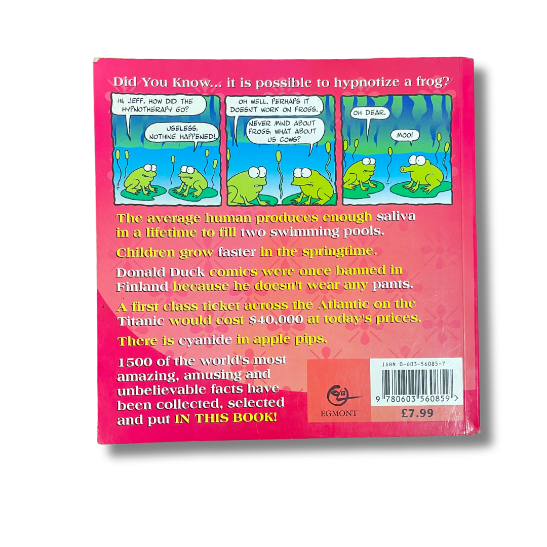 Over 1500 Amazing Facts – Preloved Edition | KidsBestie | KB3246