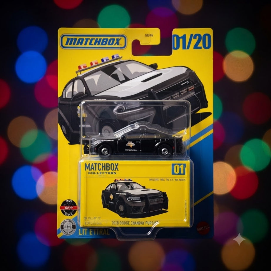 Matchbox Collectors 2018 Dodge Charger Pursuit Die-Cast Police Cruiser