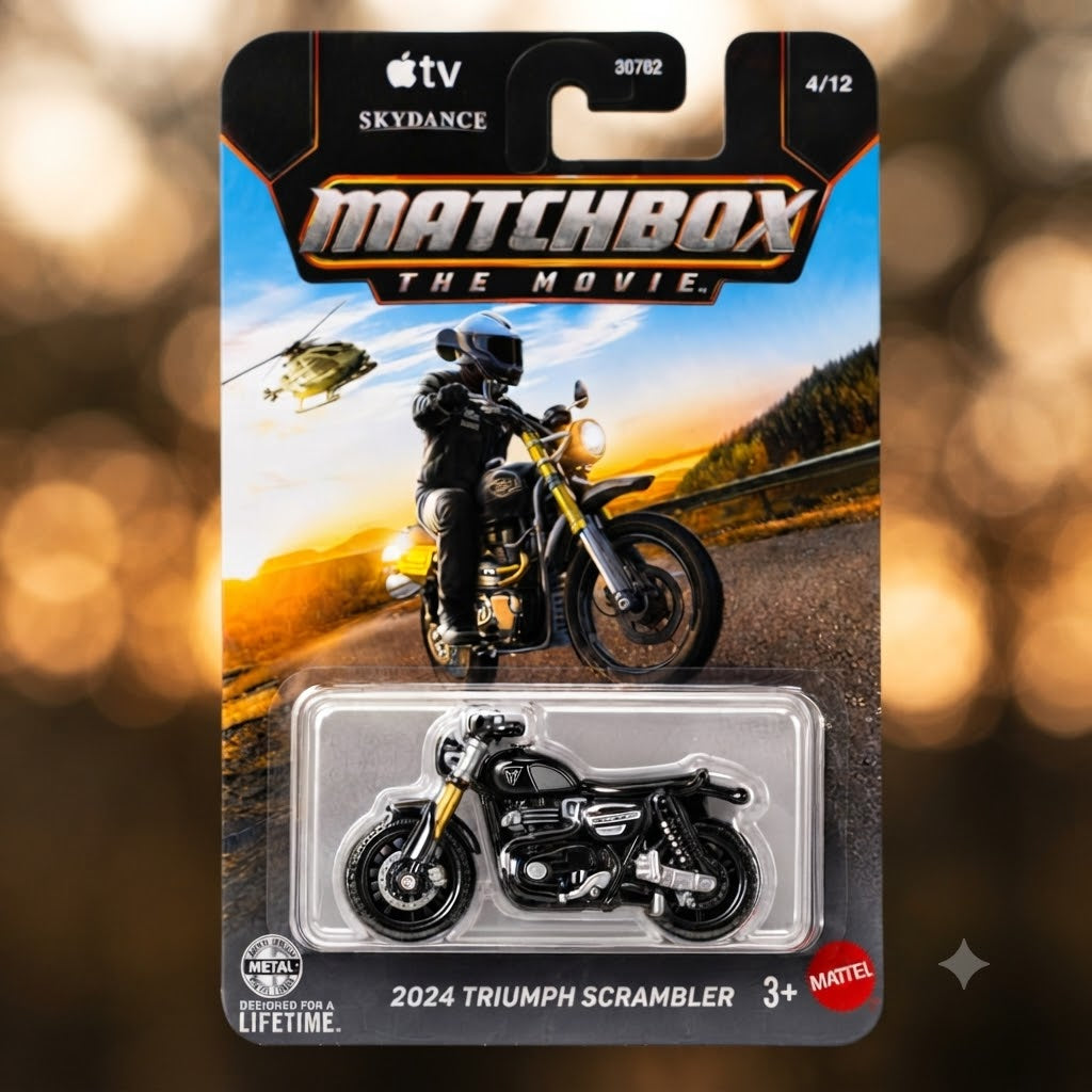 Matchbox The Movie: 2024 Triumph Scrambler (1:64 Die-Cast)