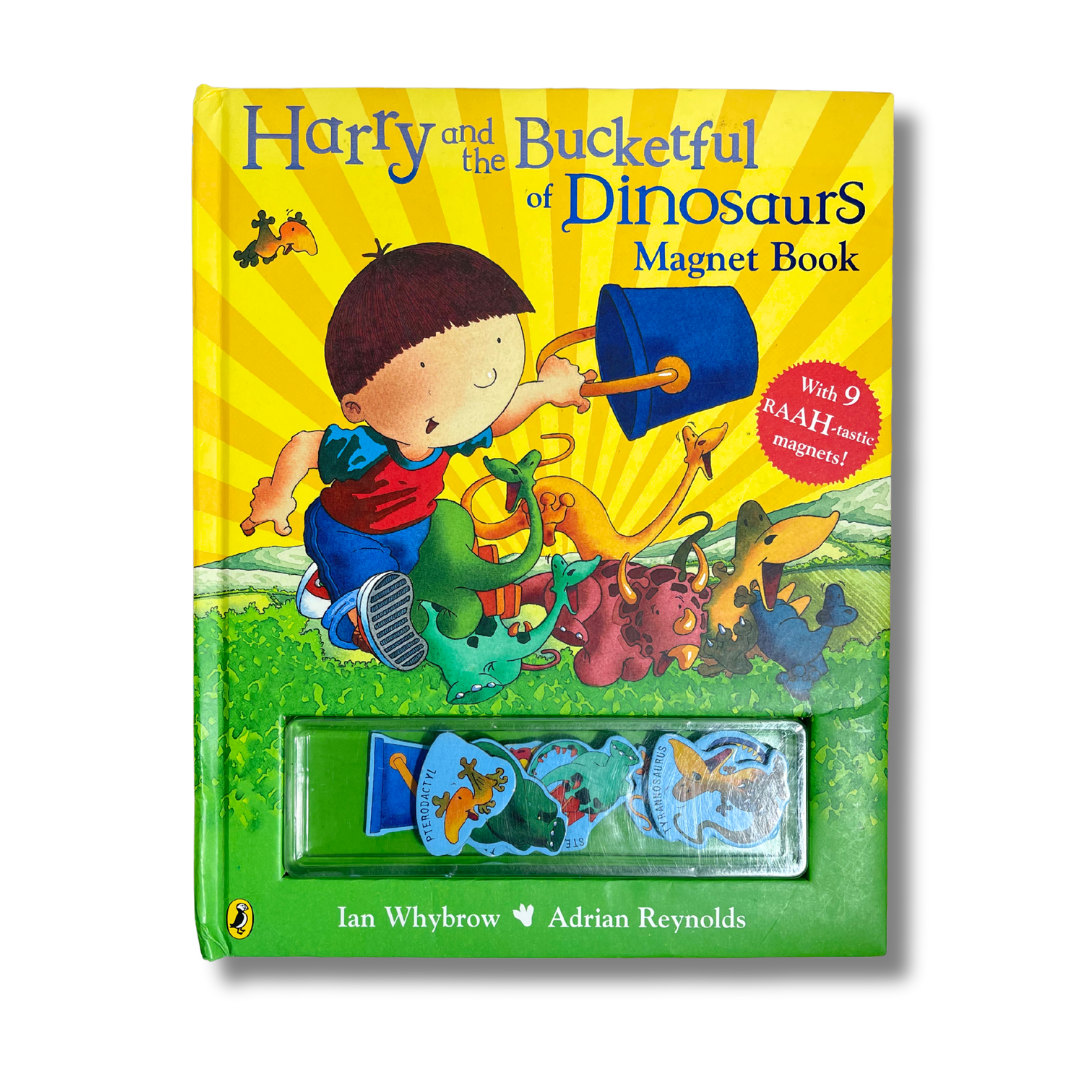 Harry and the Bucketful of Dinosaurs Magnet Book – Preloved Edition | KidsBestie | kb2307