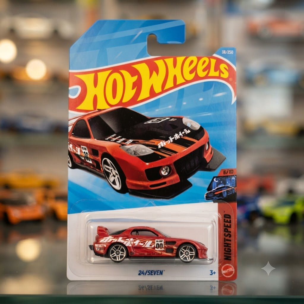 Hot Wheels 'Drift Box' & '24/SEVEN' JDM Drift Series Die-Cast Vehicle Assortment