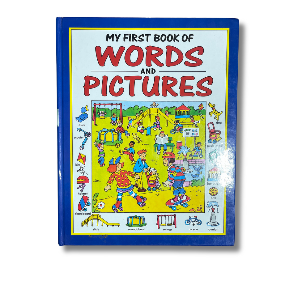 MY FIRST BOOK OF WORDS AND PICTURES – Preloved Edition – KidsBestie |KB3898