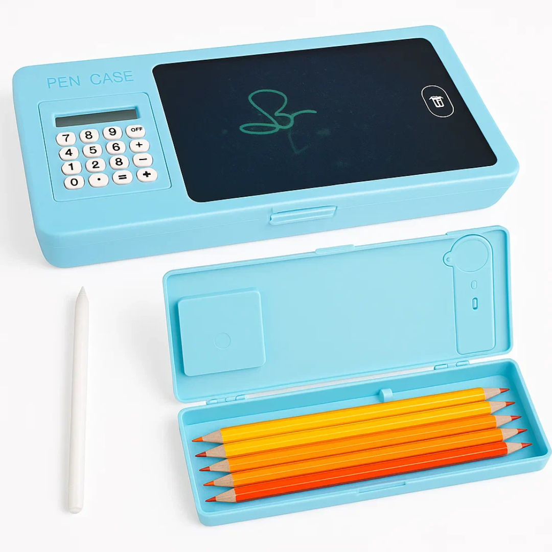 LCD Drawing Pen Case with Calculator