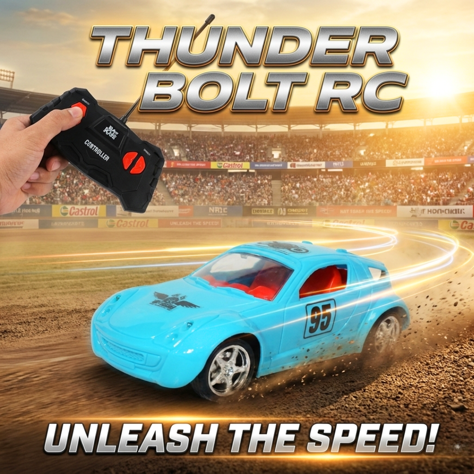 Bolide – The Ultimate Racer | Rechargeable RC Car | KidsBestie (Random Colours)