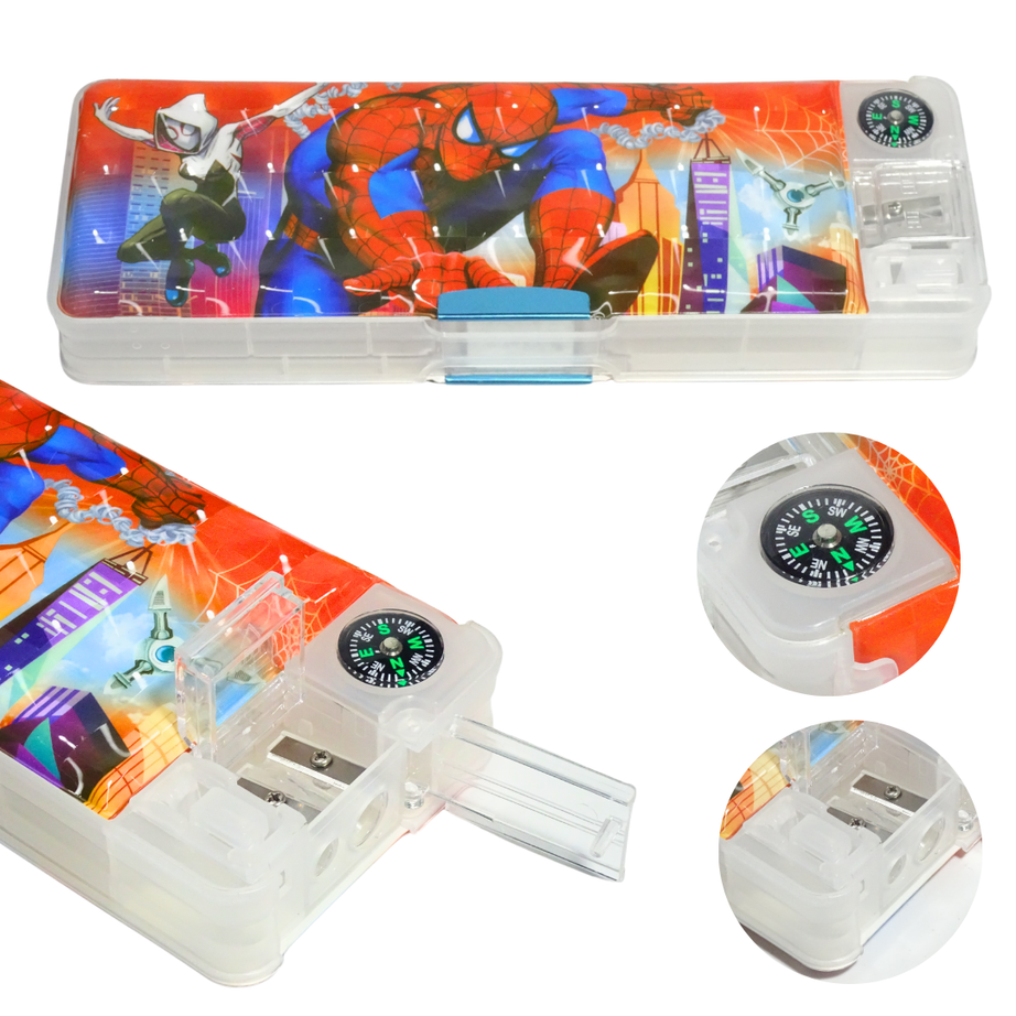 Pencil Box with Compass & Light | KidsBestie