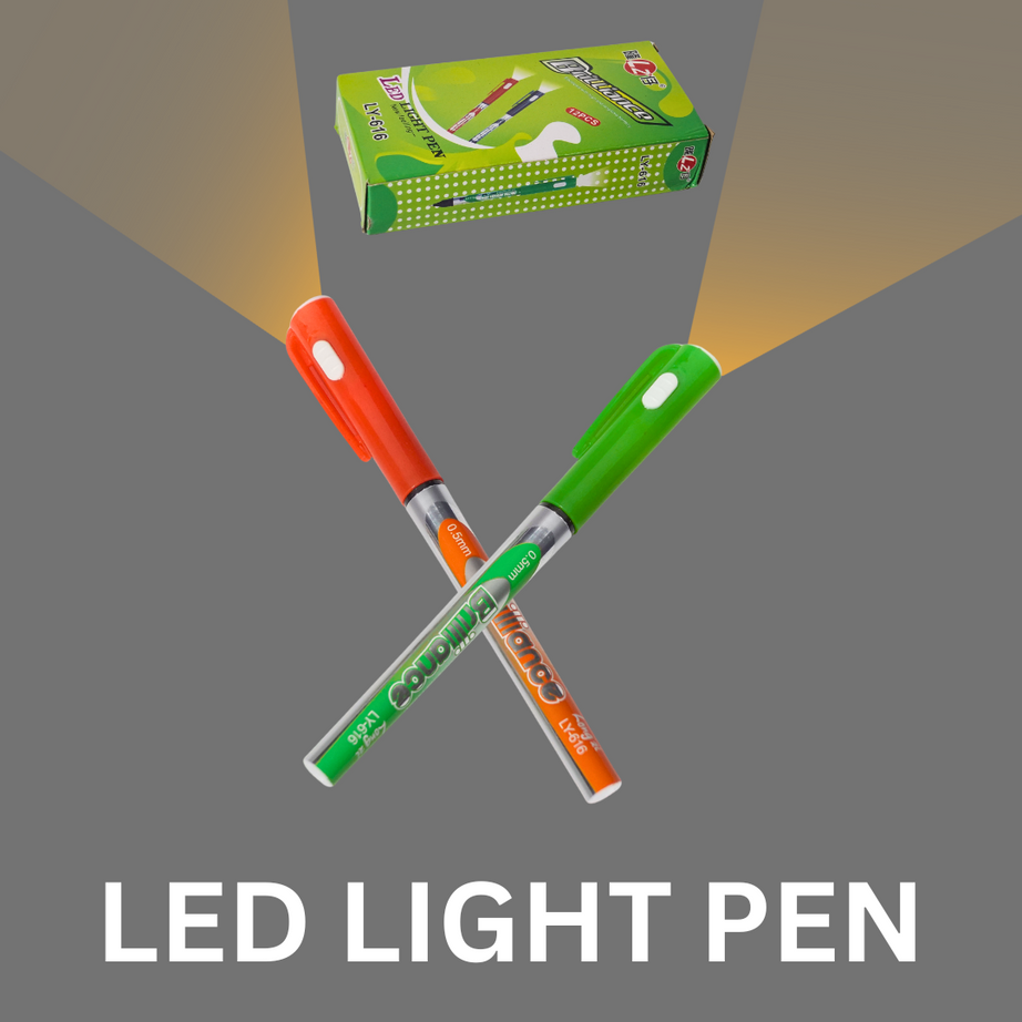 Brilliance LED Light Pen for Kids & Adults-Pack of 12 Pcs