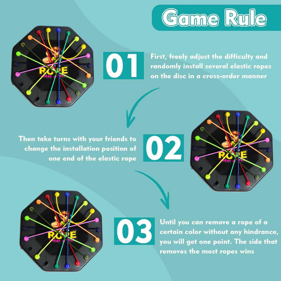 Tangle Twister – Rope Untangling Toy & Board Game for Kids!