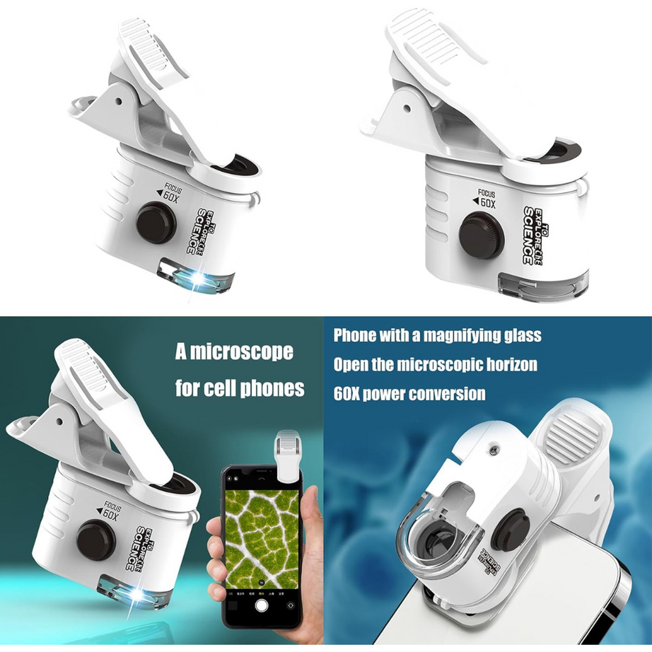 Clip-On Microscope for Cell Phones – Explore the Micro World! | KidsBestie