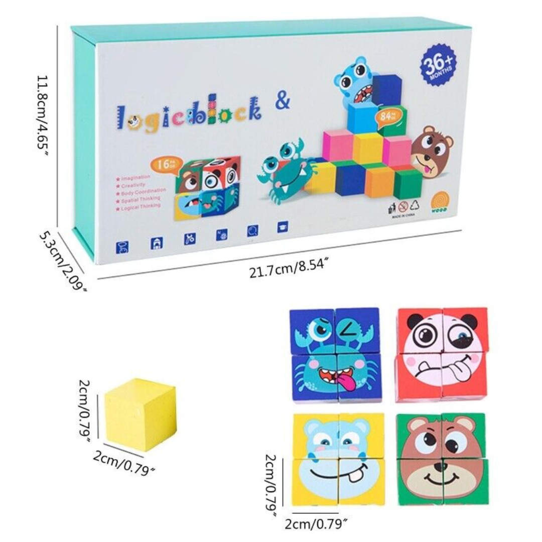 Rubik's Cube Logic Block – KidsBestie Exclusive