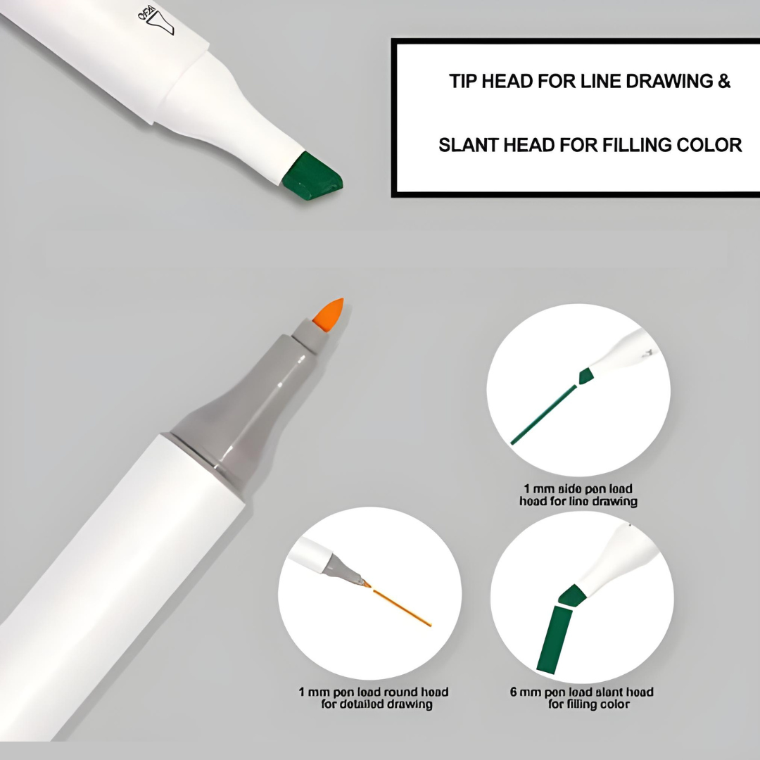 Touch Wool Marker – 24 PCS Set | KidsBestie