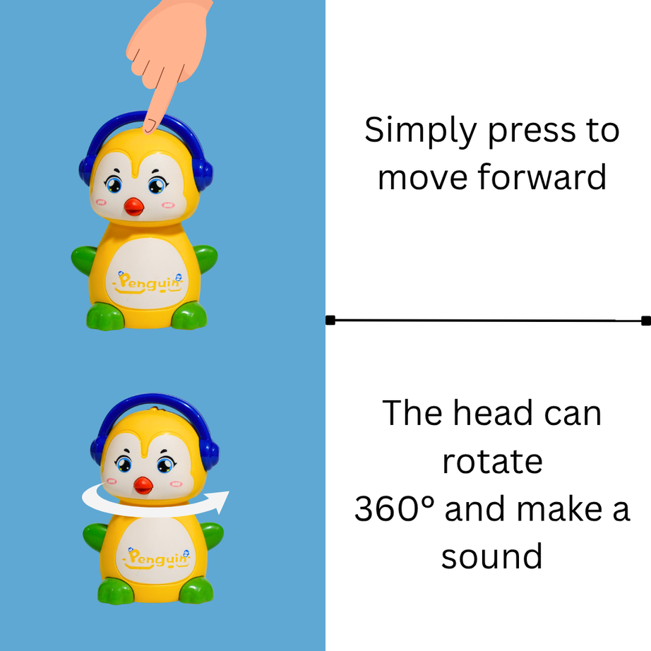 Duck with Earphone Pull Back Toy for Kids (Random Colours)