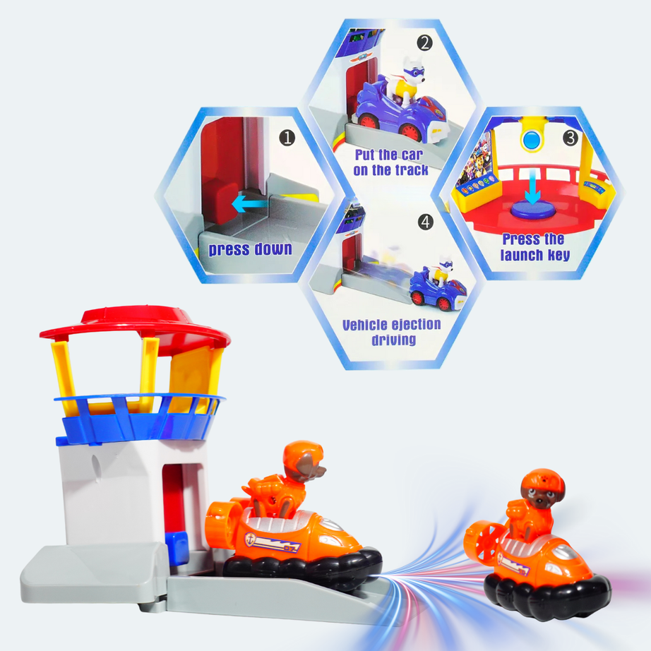 Paw Patrol Brave Heroes Catapult Set | Launch & Rescue Adventure Toy for Kids