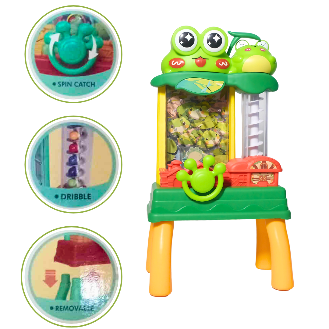 Frog Catch the Ball Electric Rotate Dribbling Dropped Fun Activity Game