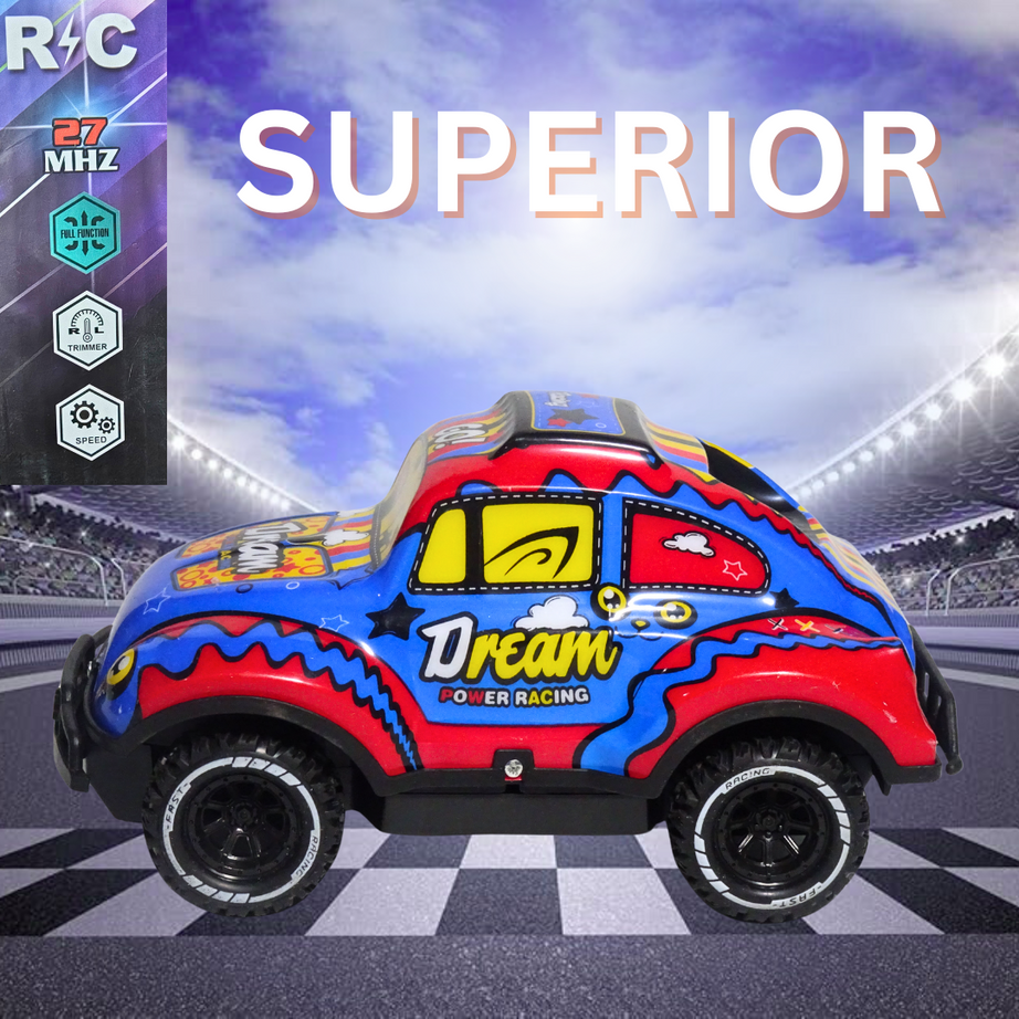 Superior RC Car with 4 Functions | KidsBestie(Random colours)