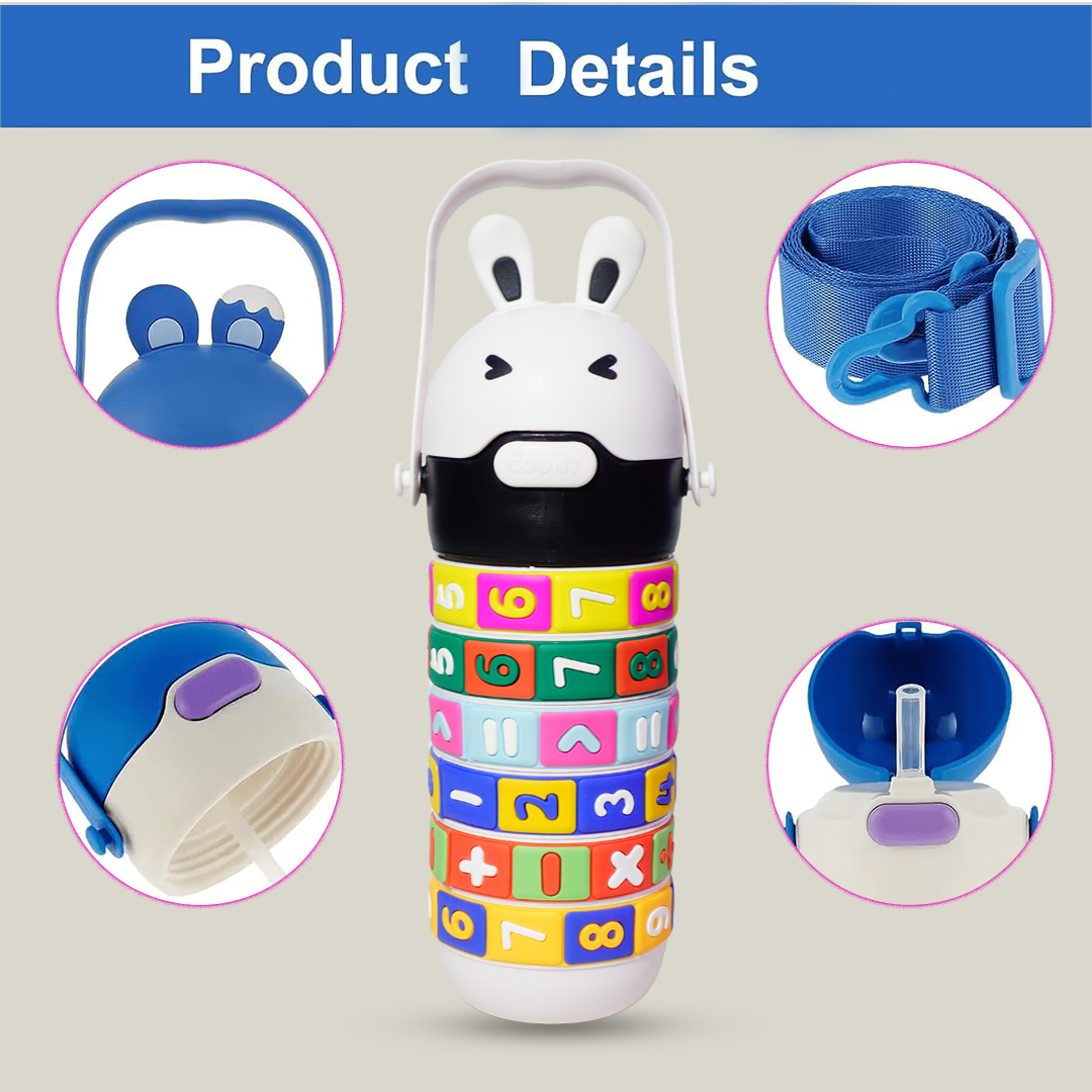 Math Calculation Water Bottle | Kidsbestie