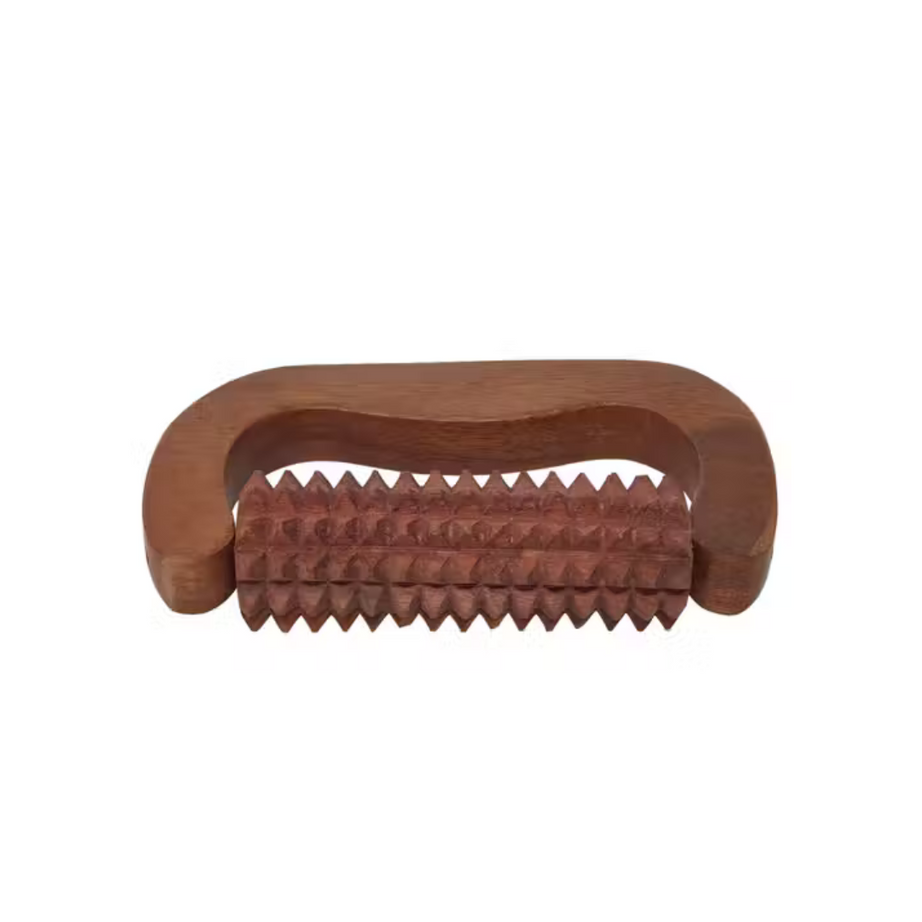 Pain Relief D-Shaped Wooden Massager
