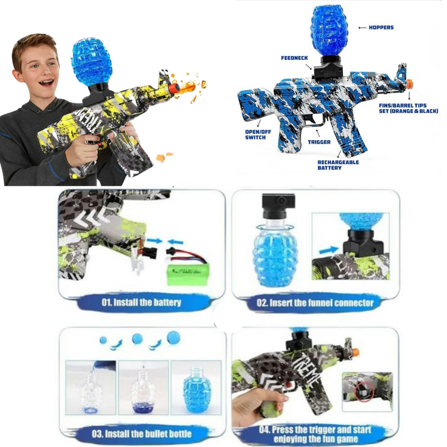 Shooting Elite ELE-Crystal Pellet Gun | KidsBestie | Gel Blaster