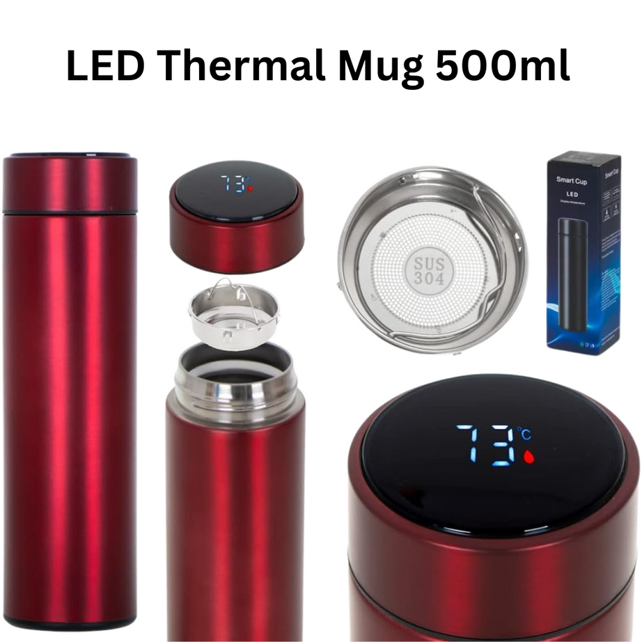 SMART CUP: LED Temperature Display – 500ml | KidsBestie