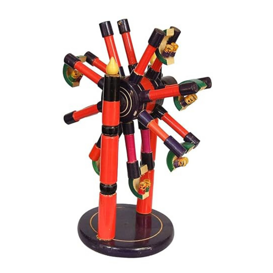 Wooden Giant Wheel / Ferris Wheel Toy (Random Colors)