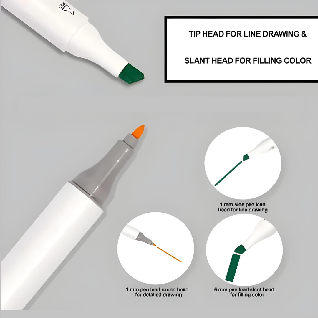 Touch Wool Marker – 36 PCS Set | KidsBestie