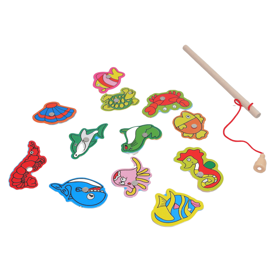 Wooden Fishing for Kids Age 3+ - Pack of 1 - Kids Bestie