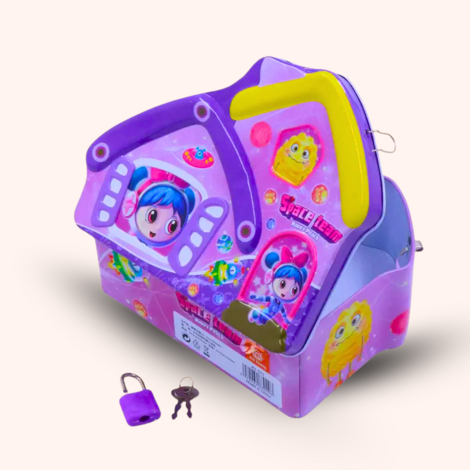 House Shape Piggy Bank for Kids(Random colours)