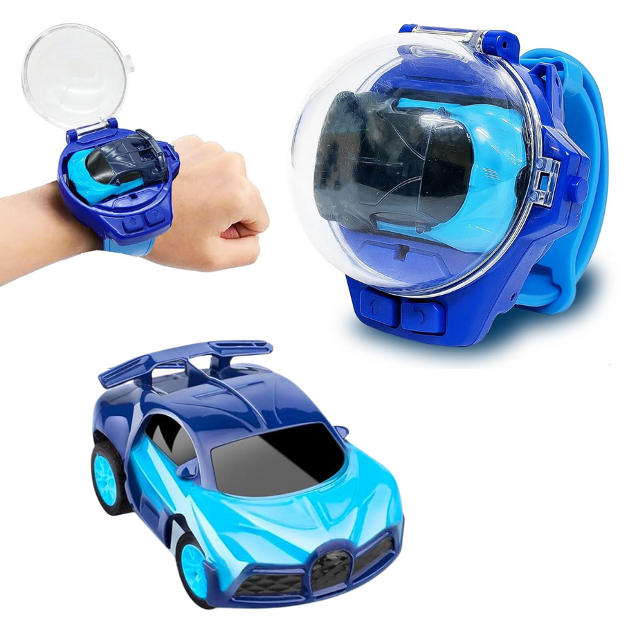 RC Watch Mini Car Wrist Watch Rechargeable- 1 Car 1 Watch Case  (Random Metal Car)