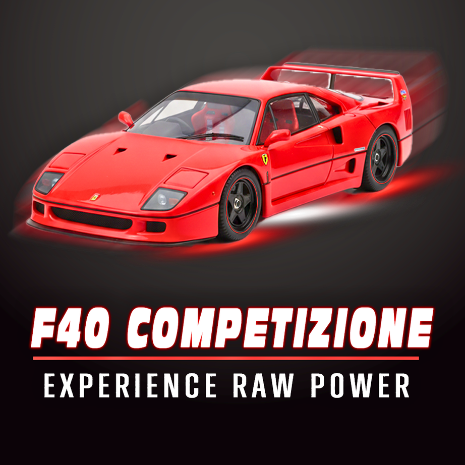 Bburago Ferrari F40 Competizione 1:64 Scale Die-Cast Model | Official Licensed
