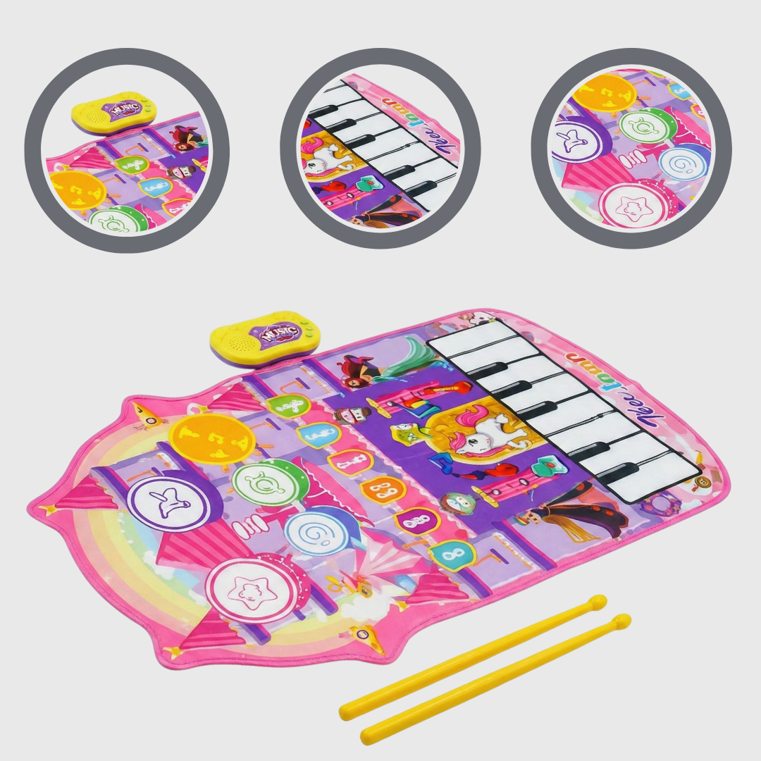 Musical Playmat for Kids | Interactive Music & Sound Floor Mat | Fun Learning & Activity Mat