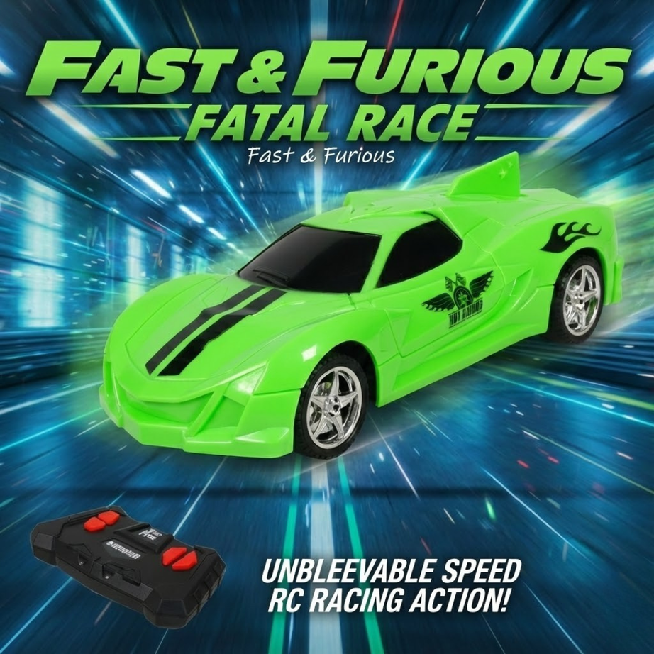Bolide – Real Engine Sound Simulator | Fast and Furious Rechargeable RC Car | KidsBestie(Random Colours)
