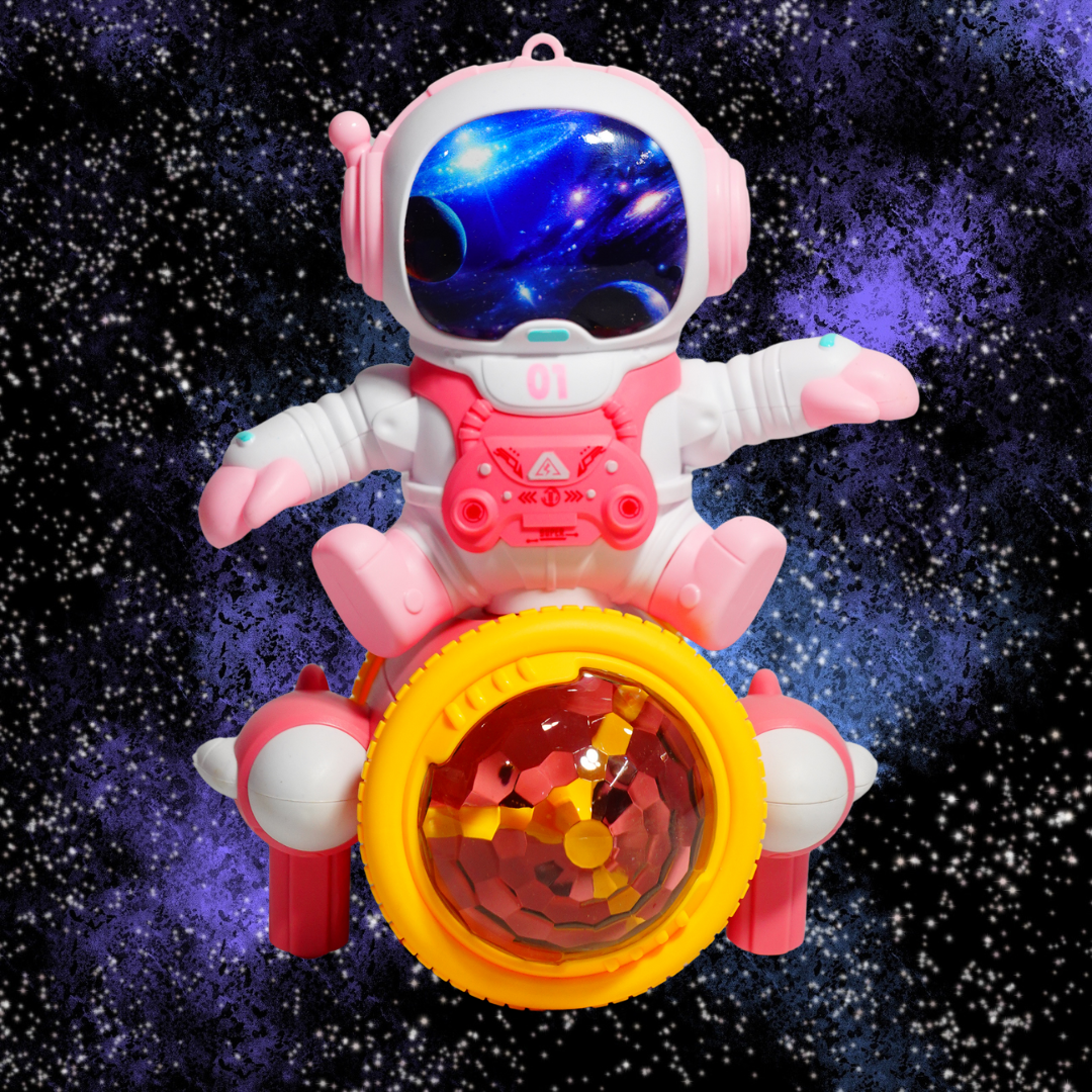 Space Aerospace Musical Toy | Light & Sound Rocket Toy for Kids | Interactive Space Adventure Playset